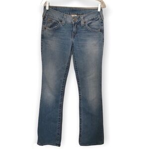 True Religion Becky bootcut denim light wash jeans